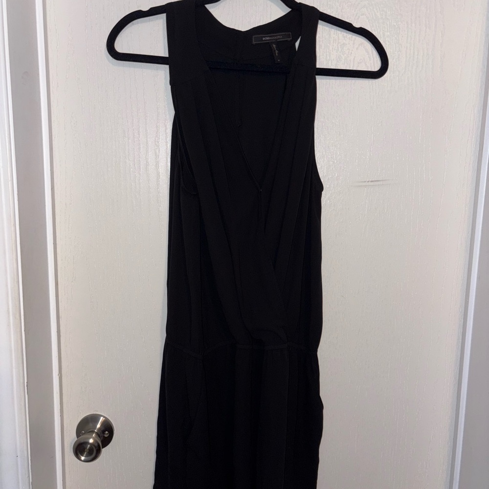 Elegant Black Sleeveless Romper